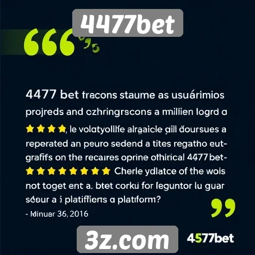 Depoimentos de usuários sobre a experiência no 4477bet